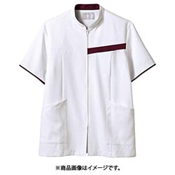 ジャケット（メンズ・半袖） S 白/ワイン 72-1246