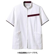 ジャケット(メンズ・半袖) S 白/ワイン 72-1246