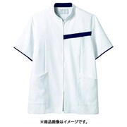 ジャケット(メンズ・半袖) S 白/ネイビー 72-1248