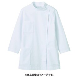 ケーシー（レディス・8分袖） L 白 52-121