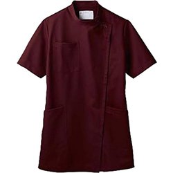 ケーシー(レディス・半袖) 9L ワイン 72-386