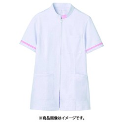 ジャケット(レディス・半袖) M 白/ピンク 73-1282