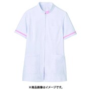 ジャケット(レディス・半袖) L 白/ピンク 73-1282