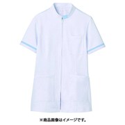 ジャケット(レディス・半袖) S 白/サックス 73-1284