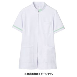 ジャケット（レディス・半袖） 7L 白/ミント 73-1286