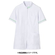 ジャケット(レディス・半袖) 7L 白/ミント 73-1286