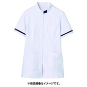 ジャケット(レディス・半袖) S 白/ネイビー 73-1288