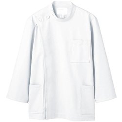 ケーシー（メンズ・8分袖） 5L 白 72-701