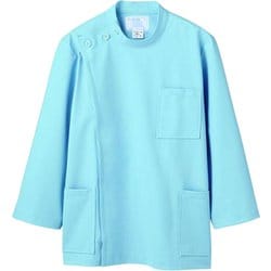 ケーシー（メンズ・8分袖） L サックス 72-703