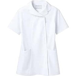 ナースジャケット(レディス・半袖) 4L 白 73-1782