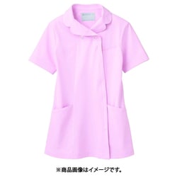 ナースジャケット（レディス・半袖） 9L ピンク 73-1784