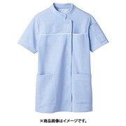 ジャケット(レディス・半袖) S サックス/白 73-1306
