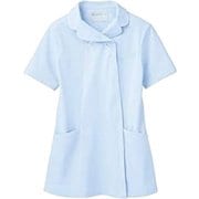 ナースジャケット(レディス・半袖) 5L サックス 73-1786