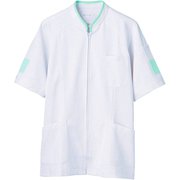 ジャケット(メンズ・半袖) 6L 白/ミント 72-840