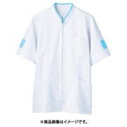 ジャケット(メンズ・半袖) LL 白/サックス 72-844