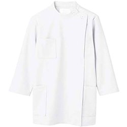 ケーシー（レディス・8分袖） 8L 白 72-201