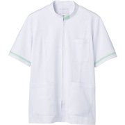 ジャケット(メンズ・半袖) S 白/ミント 72-850