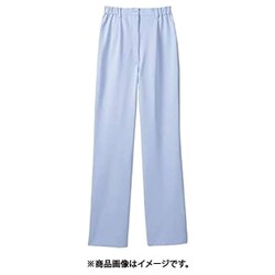 ナースパンツ(両脇ゴム) 4L サックス 73-1335