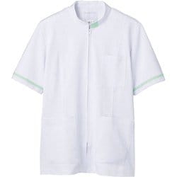 ジャケット（メンズ・半袖） L 白/ミント 72-850