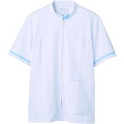 ジャケット(メンズ・半袖) S 白/サックス 72-854