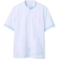 ジャケット（メンズ・半袖） L 白/サックス 72-854