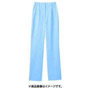 ナースパンツ(両脇ゴム) 9L サックス 73-1335