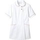 ナースジャケット（半袖） 8L 白/ピンク 73-1842