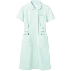 ナースワンピース（半袖） 3L ミント/白 73-1438