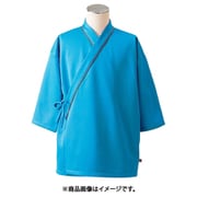 検診衣(男女兼用・8分袖)上衣 3L ブルー 79-503
