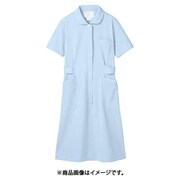 ナースワンピース（半袖） S サックス 73-1456
