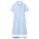ナースワンピース（半袖） L サックス 73-1456