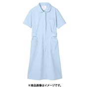 ナースワンピース（半袖） LL サックス 73-1456