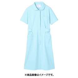 ナースワンピース（半袖） 7L サックス 73-1456