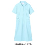 ナースワンピース（半袖） 9L サックス 73-1456