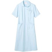 ナースワンピース(半袖) LL サックス 73-1934