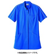 ジャケット(レディス・半袖) 3L ブルー/白 JU802-31
