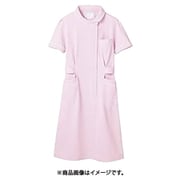 ナースワンピース(半袖) S ピンク/白 73-1474