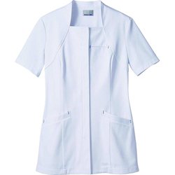 ジャケット（レディス・半袖） M 白 JU804-11