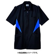 ジャケット(メンズ・半袖) M 黒/ブルー JU851-03