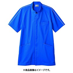 ジャケット（メンズ・半袖） L ブルー/白 JU852-31