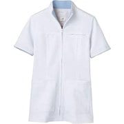 ジャケット(レディス・半袖) 9L 白/サックス 73-1494