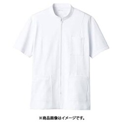 ケーシー(メンズ・半袖) S 白 72-982