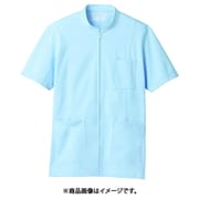ケーシー(メンズ・半袖) 6L サックス 72-984