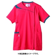スクラブ(レディス・半袖) M シャインレッド CHM354-2149