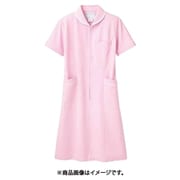 ナースワンピース（レディス・半袖） 3L ピンク/白 73-1554