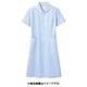 ナースワンピース（レディス・半袖） L サックス/白 73-1556