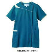 スクラブ(レディス・半袖) 3L アクアマリン CHM354-4905
