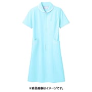 ナースワンピース(レディス・半袖) 7L サックス/白 73-1556