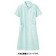 ナースワンピース（レディス・半袖） M ミント/白 73-1558