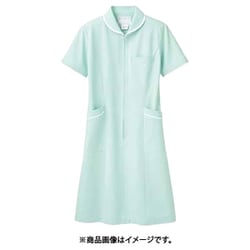 ナースワンピース（レディス・半袖） 3L ミント/白 73-1558